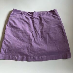 Nike Golf Dri-Fit Purple Skort Skirt Size 12